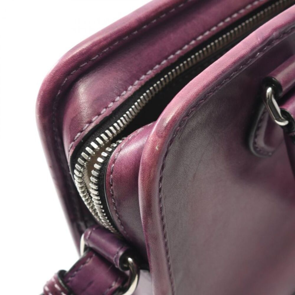 Berluti Leather Un Jour Gulliver Calligraphy Handbag - Picture 6 of 9